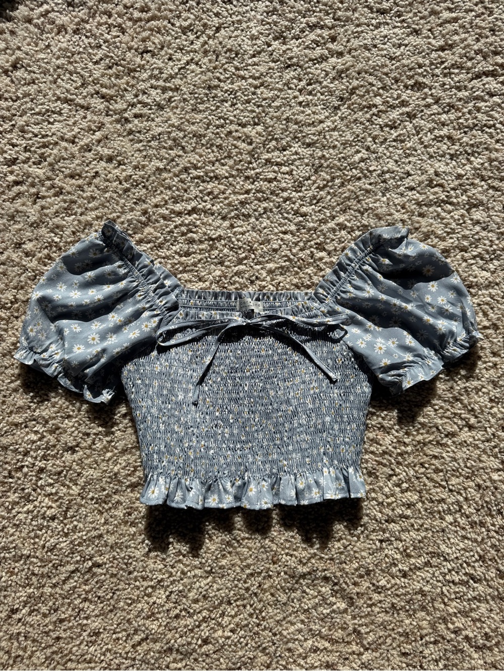 Paper Crane Flowered Top